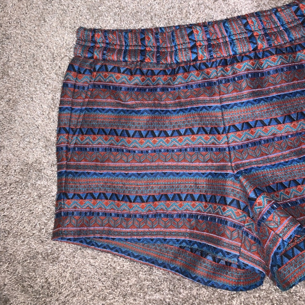 J Crew Red, Blue & Black High Waist shorts size 2 - Picture 5 of 9